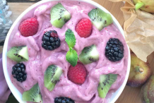 Acai-mint-berry-banana-ice-cream