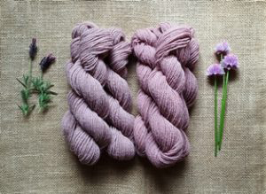 Alkanet-dyed-wool