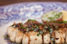 Shad-roe-with-brown-butter-capers-and-ginger