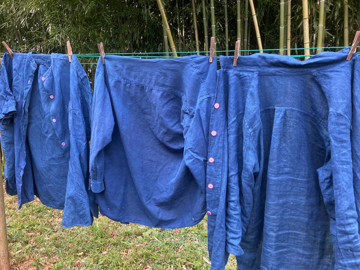 Clothes-dyed-from-Anil-indigo