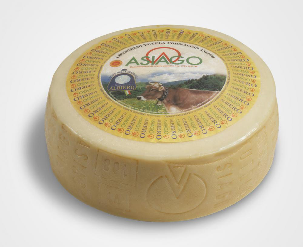 Wheel-of-Asiago-cheese