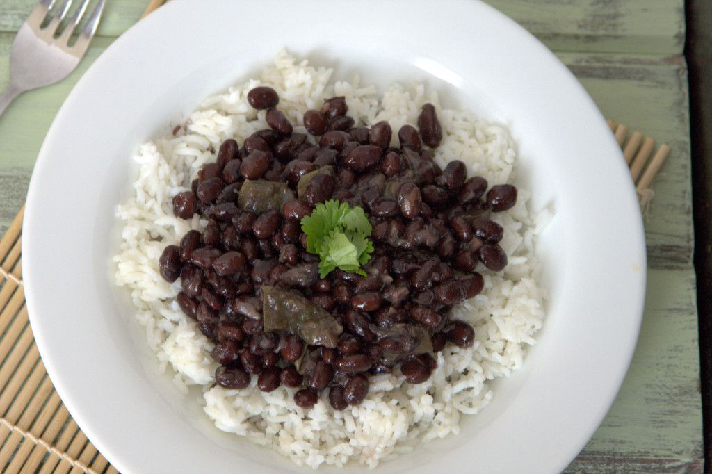 Black-beans-with-rice