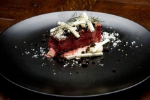 Beef-with-Celeriac,-Black-Pudding,-Macadamia-and-Pernod
