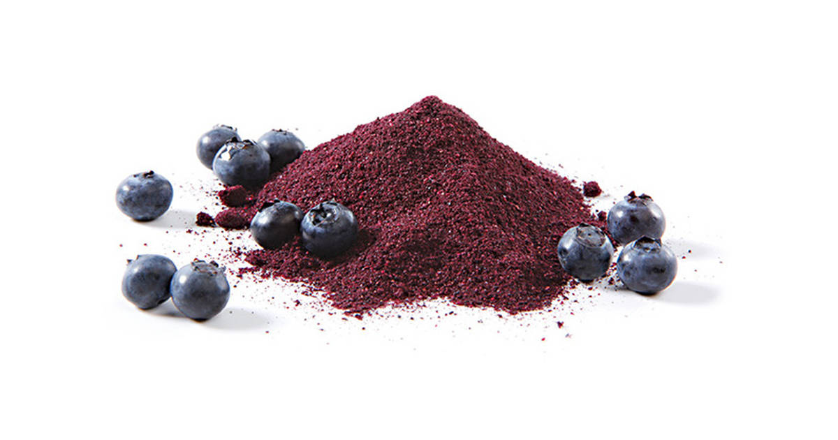 Blueberries-powder