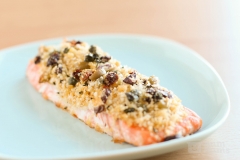 Salmon-with-breadcrumb,-olive-and-sun-dried-tomato-crust