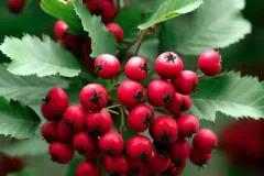 Mature-fruits-of-Chinese-hawthorn