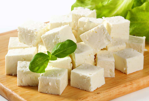Cubes-of-Feta-cheese