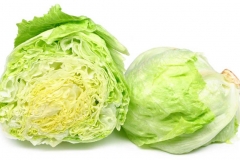 Half cut Iceberg lettuce