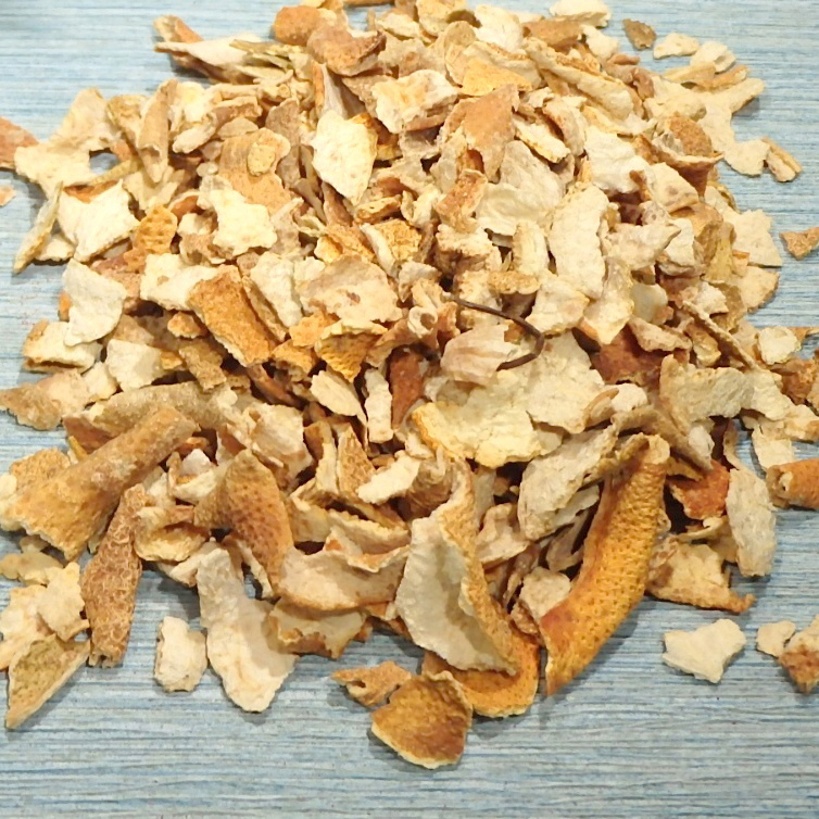 Lemon-peel-dried