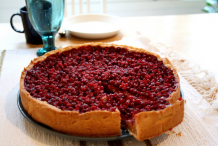 Lingonberry-pie