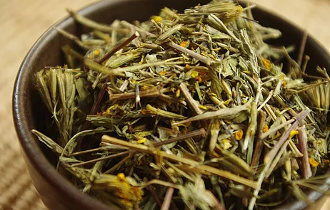 Dried-plant-parts-of-Mexican-marigold