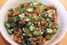 Natto-with-Okra