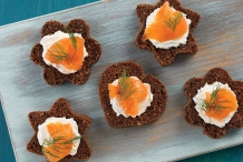 Canapé-Pumpernickel-Bread