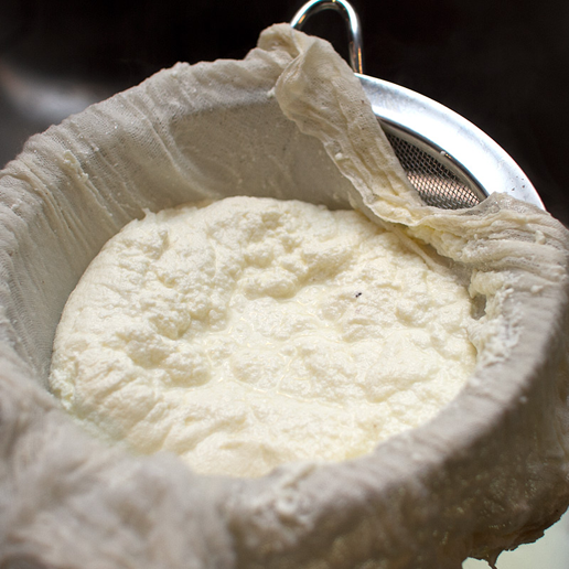 Homemade--Ricotta-cheese