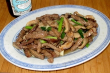 Mushroom-scallion-beef
