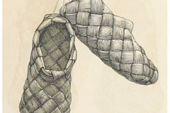 Pair-of-finnish-traditional-shoes-woven-from-stripes-of-birch-bark