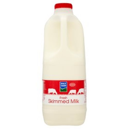 Bottle of Skimmed milk