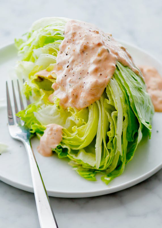 Lettuce-with-Thousand-Salad-Dressing