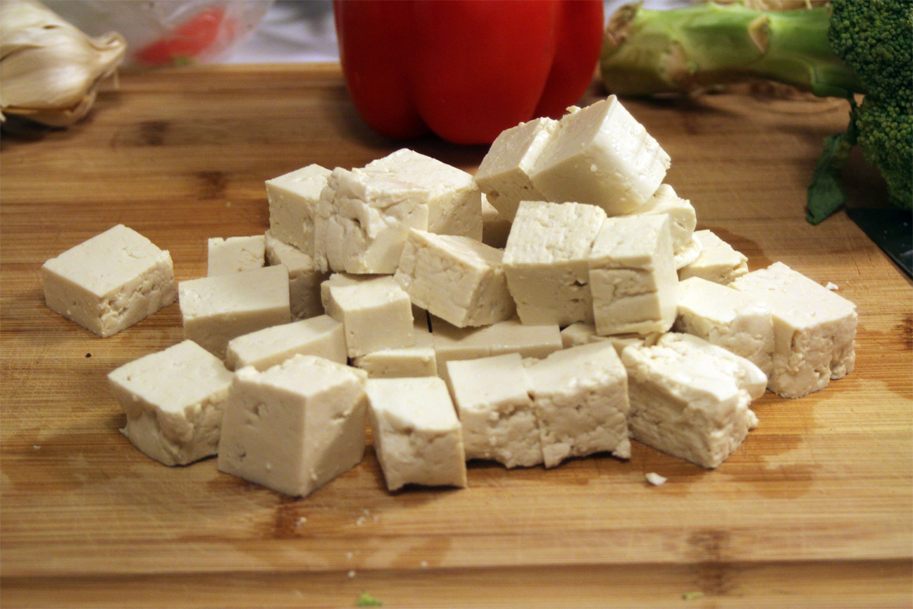 Tofu-cubes