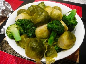 Steamed Brussel Sprouts