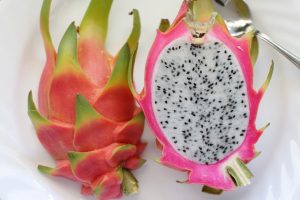 Red Dragon Fruit with White Interior