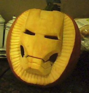 Iron Man Pumpkin