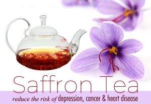 Health benefits of saffron-tea