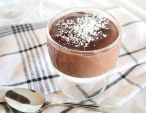 Chocolate Coconut Pudding