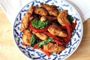 Thai Basil Chicken Stir Fry