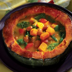 Amazon Bean Soup with Winter Squash & Greens