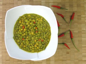 Traditional Curry Pigeon Peas