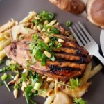 Balsamic Chicken with Pine Nuts