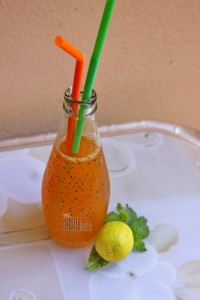 Basil Honey Orange Juice