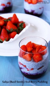Basil Seed & Berry Pudding