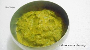 Brahmi Leaves Chutney