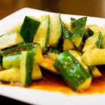 Szechuan Cucumber Salad 