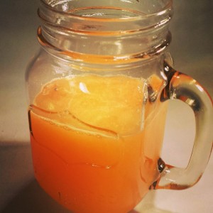 Grapefruit, orange and lemon detox juice