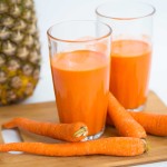 Pineapple and carrot Juice 
