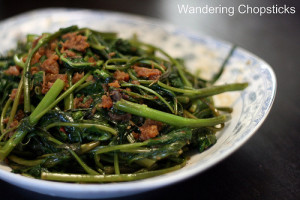 Water Spinach with Shrimp