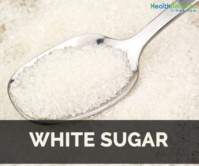White sugar Facts, Health Benefits and Nutritional Value