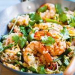 Prawn and egg fried rice