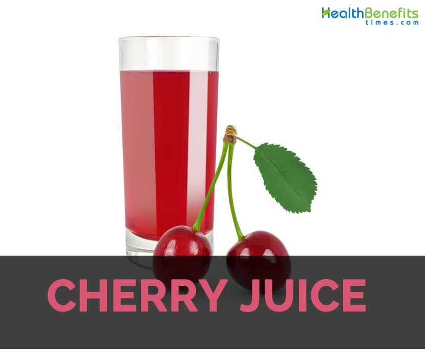 Cherry Juice Facts, Health Benefits and Nutritional Value