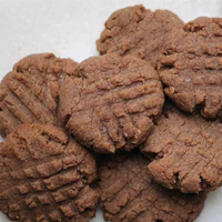 Teff and peanut butter cookies