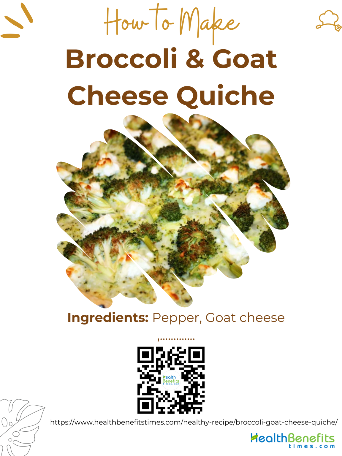 Broccoli & Goat Cheese Quiche Health Benefits