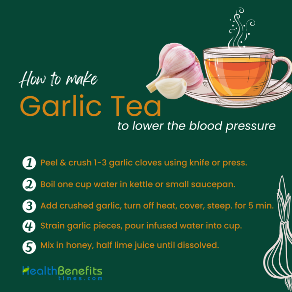 How to Make Garlic Tea to Lower Blood Pressure