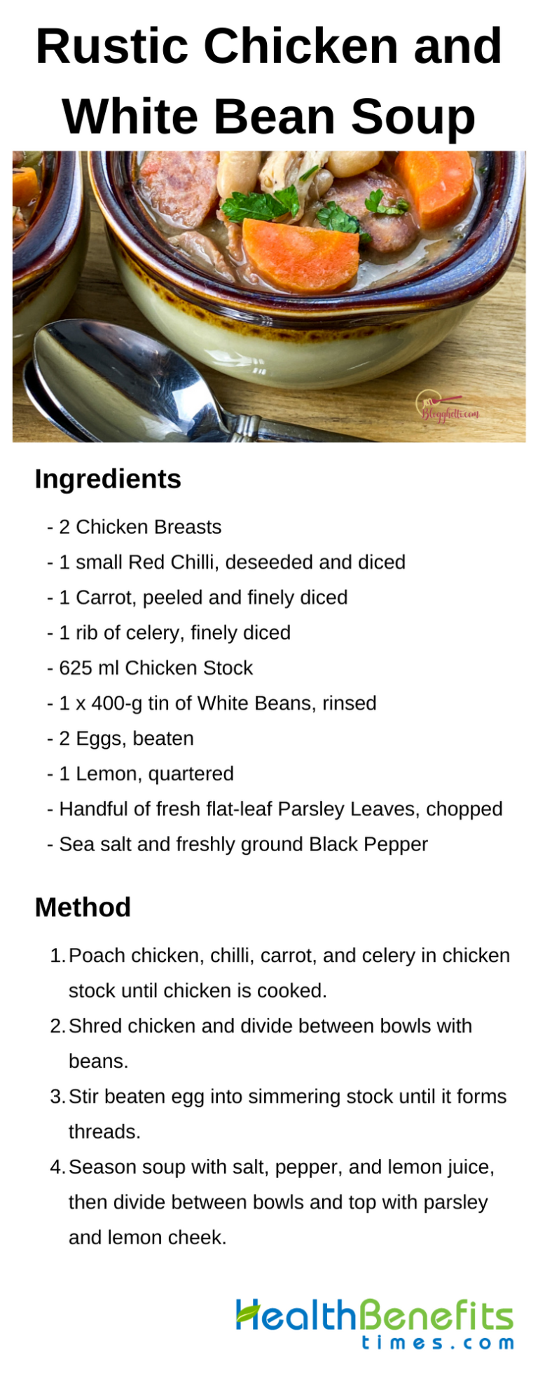 Rustic Chicken and White Bean Soup Health Benefits