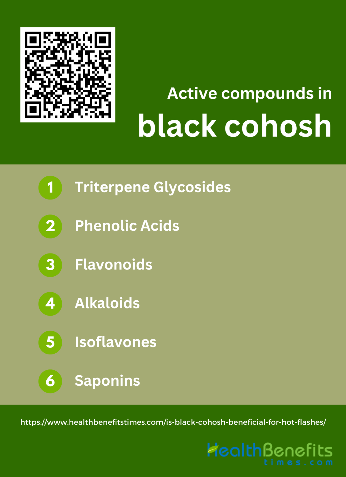 Is Black cohosh beneficial for hot flashes?