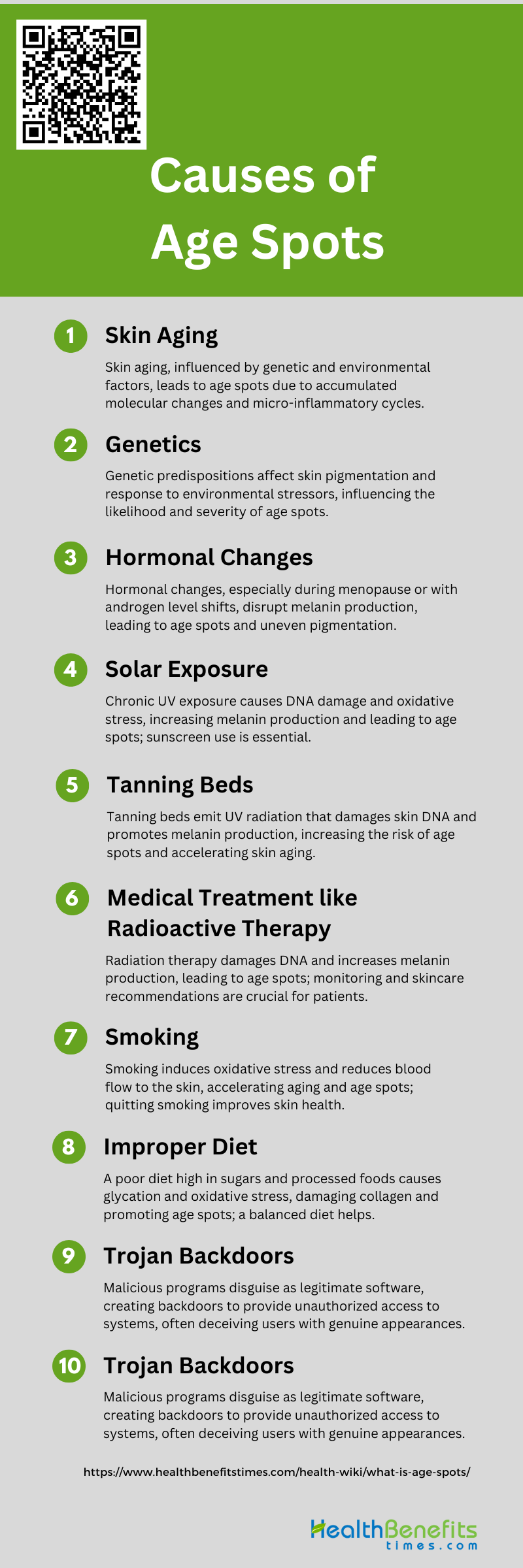 What Is Age Spots Health Benefits