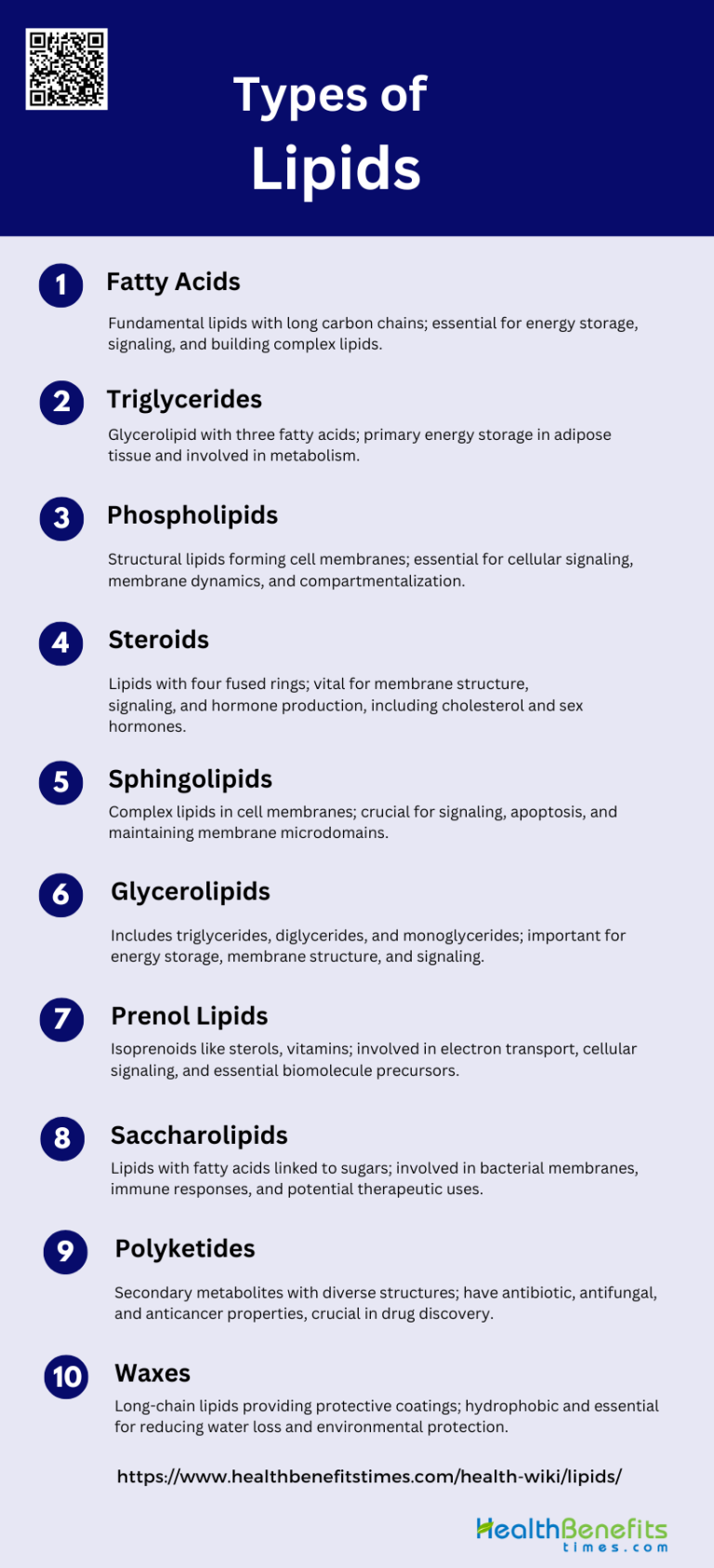What are Lipids? Health Benefits