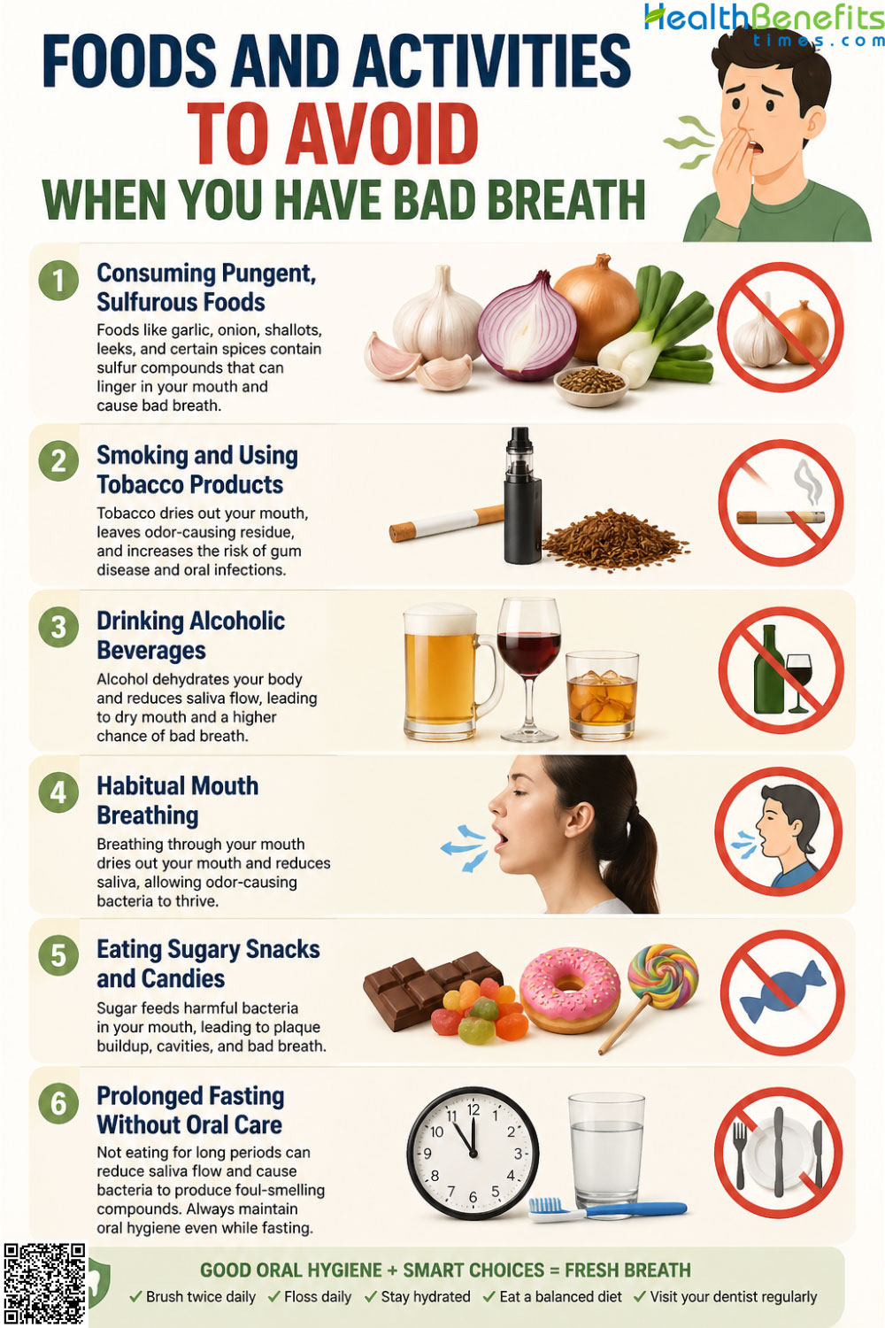 Foods and Activities to Avoid When You Have Bad Breath